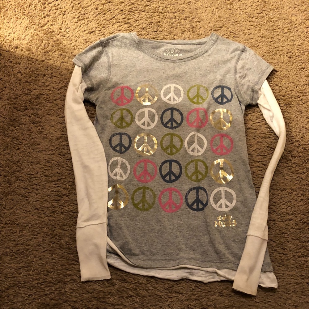 Mudd Brand Peace Sign Shirt